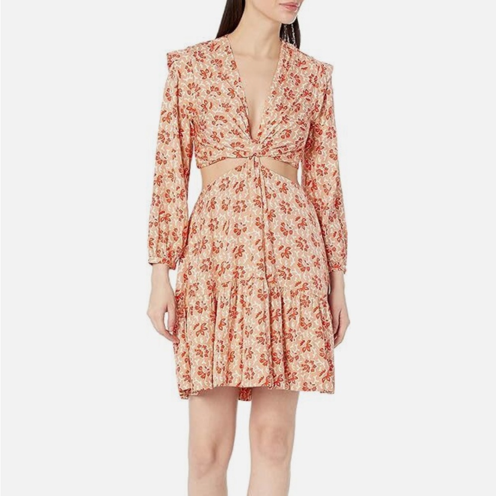 NWT Joie Floral cutout dress